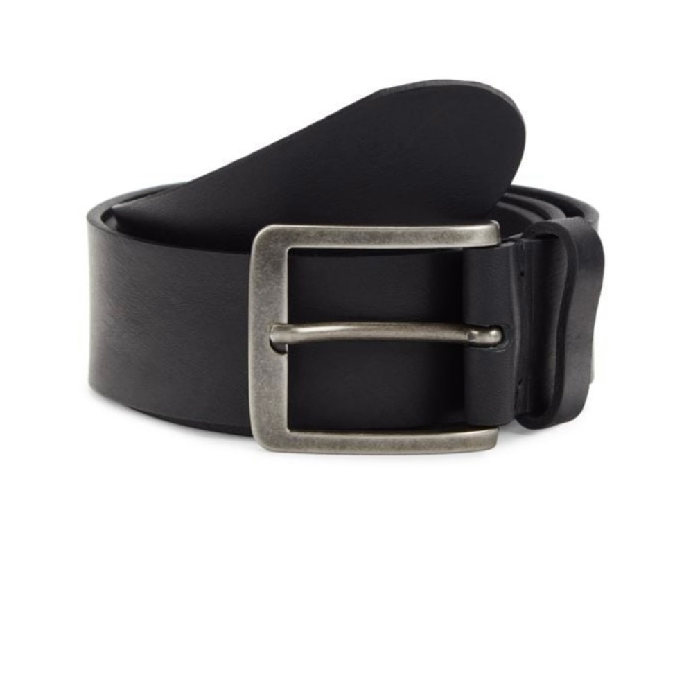 W. KLEINBERG 1.5" Burnished Leather Belt